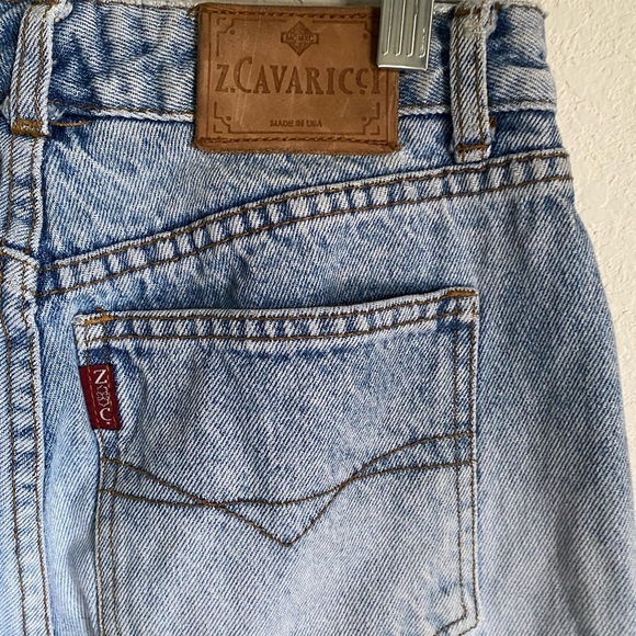 Vintage Z.Cavaricci  Relaxed High Waist Streetwear HipHop Medium Wash Size 30 - Picture 9 of 13